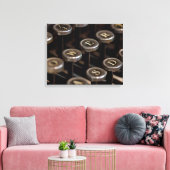 Typemachine Canvas Afdruk (Insitu (Woonkamer))