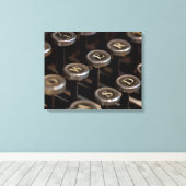 Typemachine Canvas Afdruk (Insitu (Houten vloer))