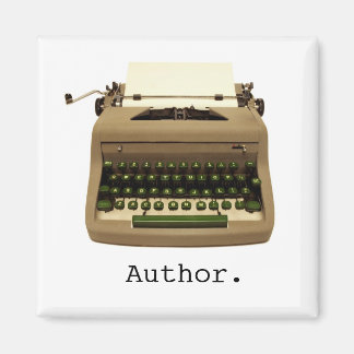 Typemachine en "Auteur" Magnet