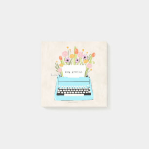 Typemachine Floral Bouquet Inspirerend Quote Post-it® Notes