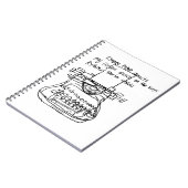 Typemachine haiku notitieboek (Linkerzijde)