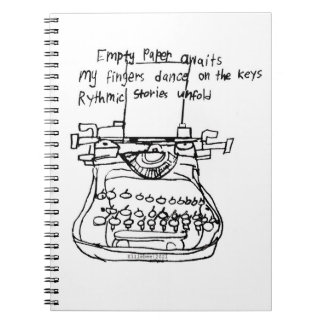 Typemachine haiku notitieboek