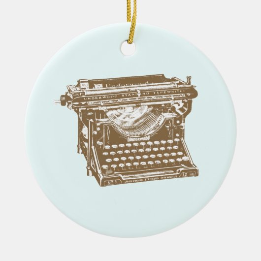 Typemachine Keramisch Ornament (Voorkant)