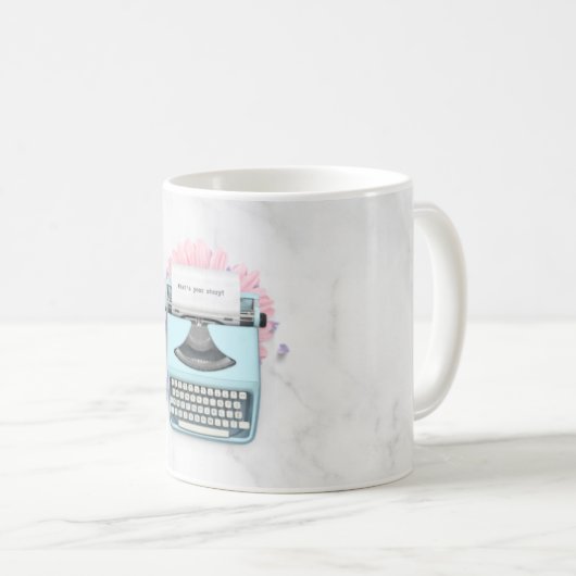 Typemachine Koffiemok (Voorkant rechts)