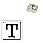 Typemachine Letter T Rubber Stamp Rubberstempel (Gestempeld)