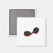 Typemachine lint magneet (Voorkant / Achterkant)