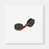 Typemachine lint magneet (Voorkant)