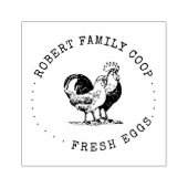 Typemachine met aangepast merk | Ei Kartonnen Stem Rubberstempel (Afrduk)