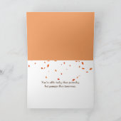  typemachine met bloemetjes kaart (Binnen)