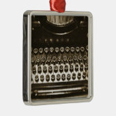 Typemachine Metalen Ornament (Rechts)