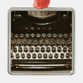 Typemachine Metalen Ornament (Voorkant)
