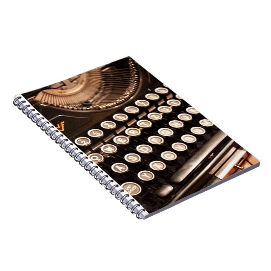 Typemachine Notitieboek (Rechterzijde)