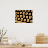 Typemachine Poster (Keuken)