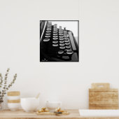 Typemachine Poster (Keuken)