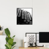 Typemachine Poster (Thuiskantoor)