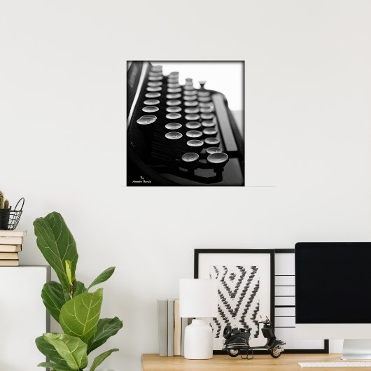 Typemachine Poster (Thuiskantoor)