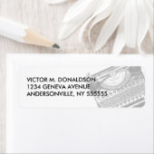  typemachine retour adreslabels etiket (Insitu)