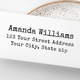  typemachine retouradres  zelfinktende stempel