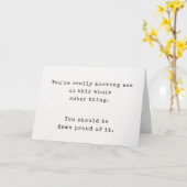 Typemachine Simple Celebrate Sober Milestone Kaart (Gele Bloem)