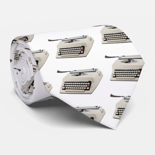 Typemachine Stropdas (Opgerold)