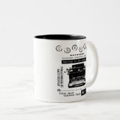  typemachine Two Tone Coffee Mok (Voorkant rechts)