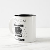  typemachine Two Tone Coffee Mok (Voorkant links)