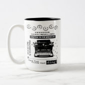  typemachine Two Tone Coffee Mok (Links)