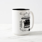  typemachine Two Tone Coffee Mok (Voorkant rechts)