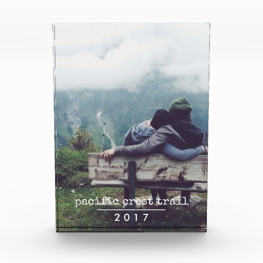 Typemachine | Vakantie-geheugen Verticaal Fotoblokken (Voorkant)