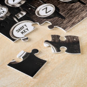 Typemachinepuzzel Legpuzzel (Zijkant)