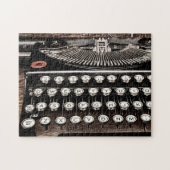 Typemachinepuzzel Legpuzzel (Horizontaal)