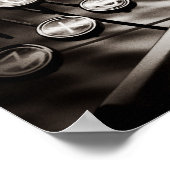  typemachines in zwart-wit poster (Hoek)