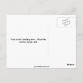 Typen drums Ukiyo-e. Briefkaart (Achterkant)