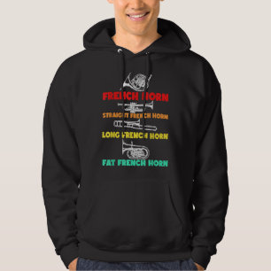 Typen Franse muziekopdragers van Hoorn Hoodie
