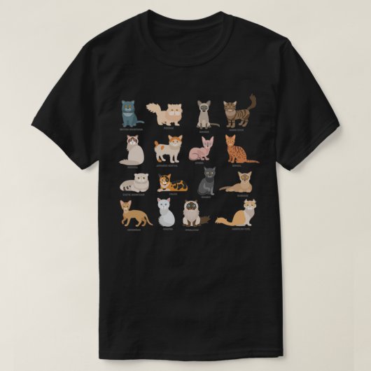 Typen kattenbrood 1 t-shirt (Design voorkant)