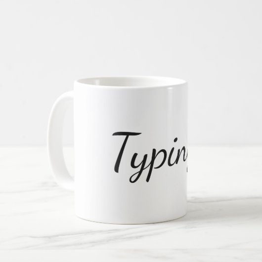 Typen... Koffiemok (Voorkant links)