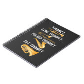 Typen muzikanten van het muziekinstrument van Trum Notitieboek (Linkerzijde)