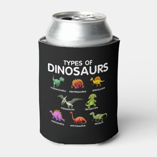 Typen of Dinosaurs Dino Identification Blikjeskoeler (Blikje Voorkant)