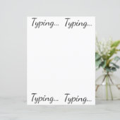 Typen... Papiervel (Staand voorkant)