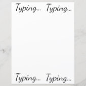 Typen... Papiervel (Voorkant)