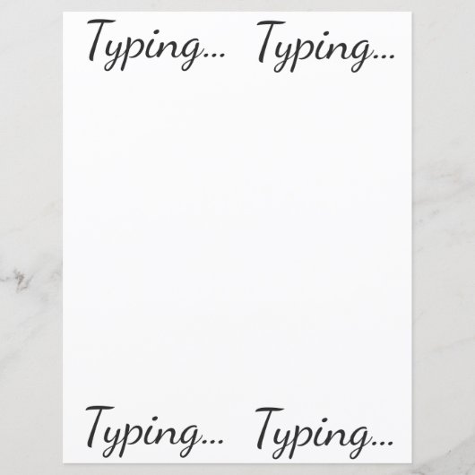 Typen... Papiervel (Voorkant)