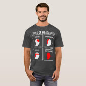 TYPES OF HEADACHES gift T-shirt (Voorkant volledig)