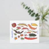 Types of Peppers Briefkaart (Staand voorkant)