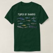 Types Of Sharks T-shirt (Design voorkant)