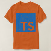 TypeScript T-shirt (Design voorkant)