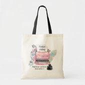 Typewriter creatief schrijven Tote Bag (Voorkant)