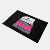 "TYPEWRITER" DOORMAT DEURMAT (Schuin)