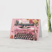  Typewriter Geloof geïnspireerd Wenskaart - Kaart (Voorkant)