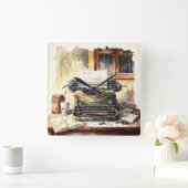  Typewriter Kantoor wandklok (Huis)
