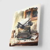  Typewriter Kantoor wandklok (Hoek)